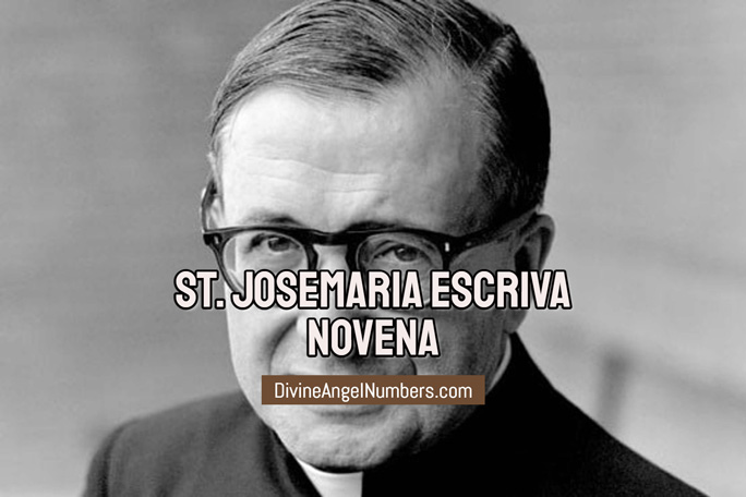 St. Josemaria Escriva Novena