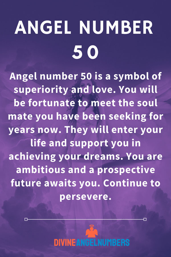 Angel Number 50 is a sign of fulfillment of love