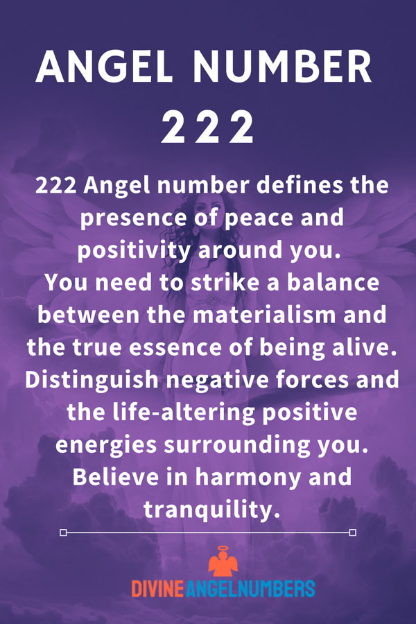 Angel Number 222 -  Pin it and say 