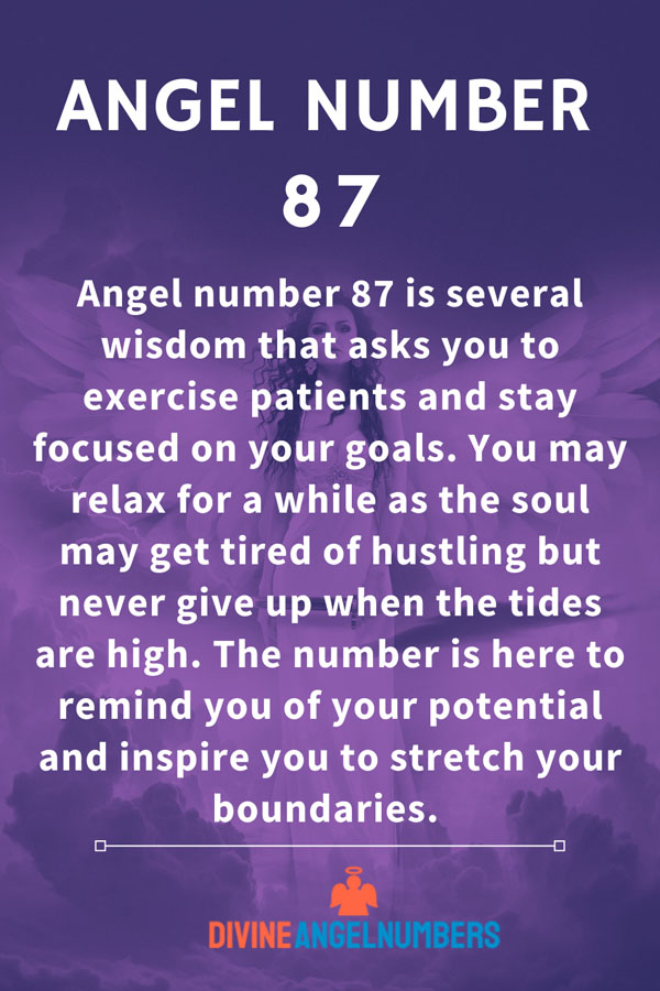 87 Angel Number: Meaning & Symbolism