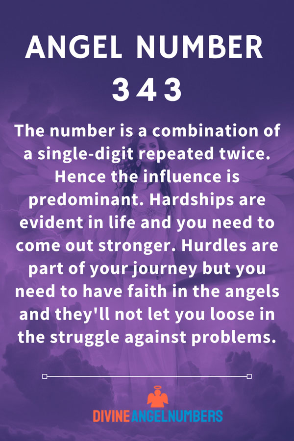 Angel Number 343 Significance