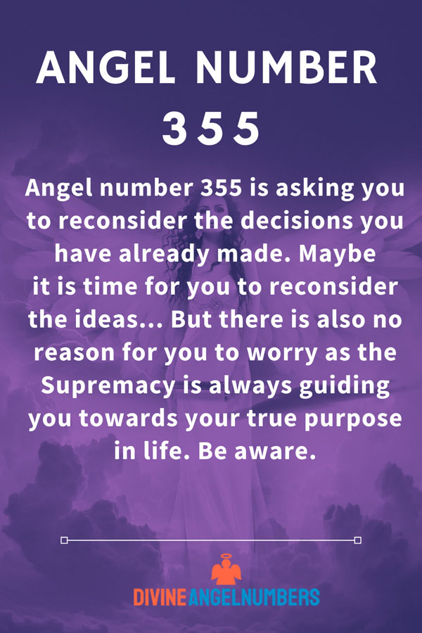 Angel Number 355 Significance