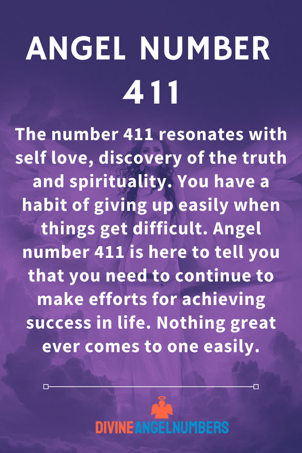 Angel Number 411 Significance