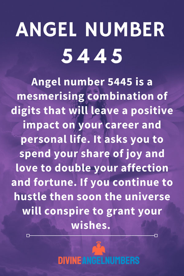 5445 Angel Number: Meaning & Symbolism