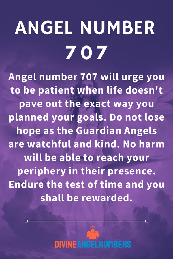 Angel Number 707 Significance