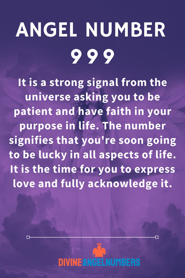 Angel Number 999 Significance