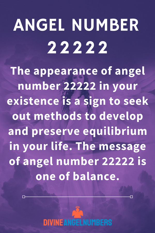 Angel Number 22222 Significance