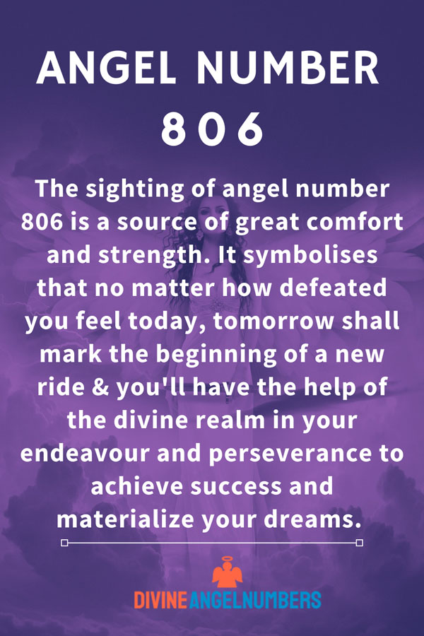 Angel Number 806 Significance