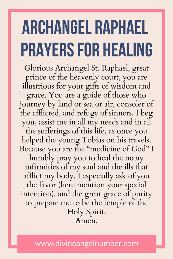 Powerful Archangel Raphael Prayers for Healing