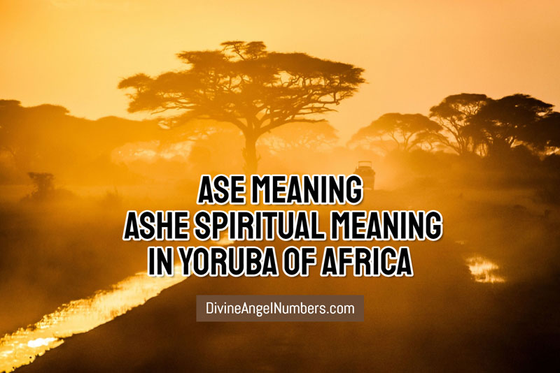 Ase Meaning: Ashe Spiritual Meaning in Yoruba of Africa