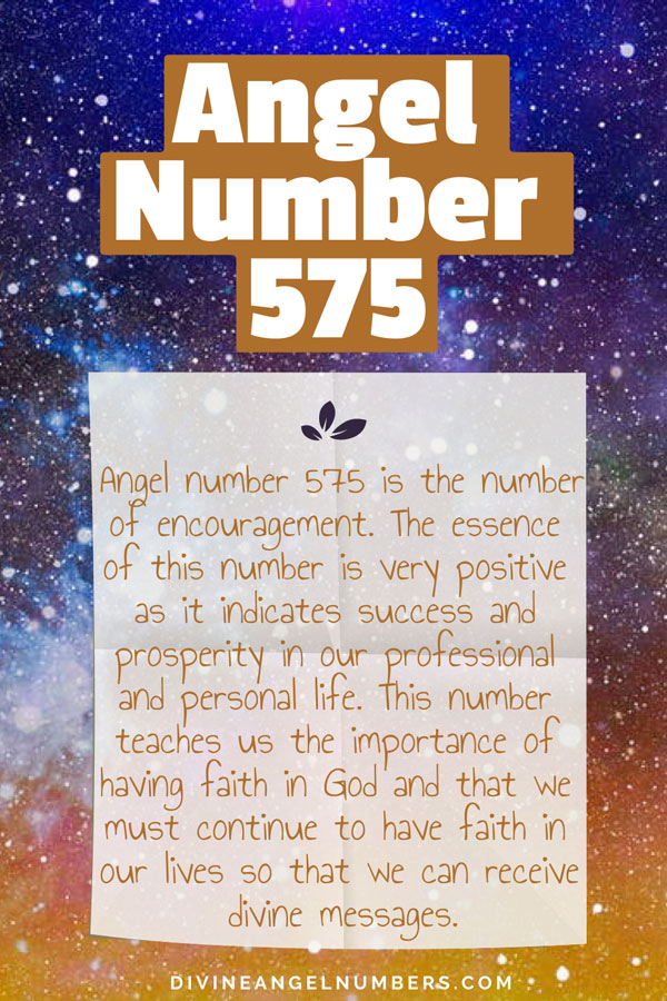 Angel Number 575 Symbolism