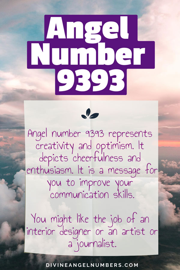Angel Number 9393 Symbolism