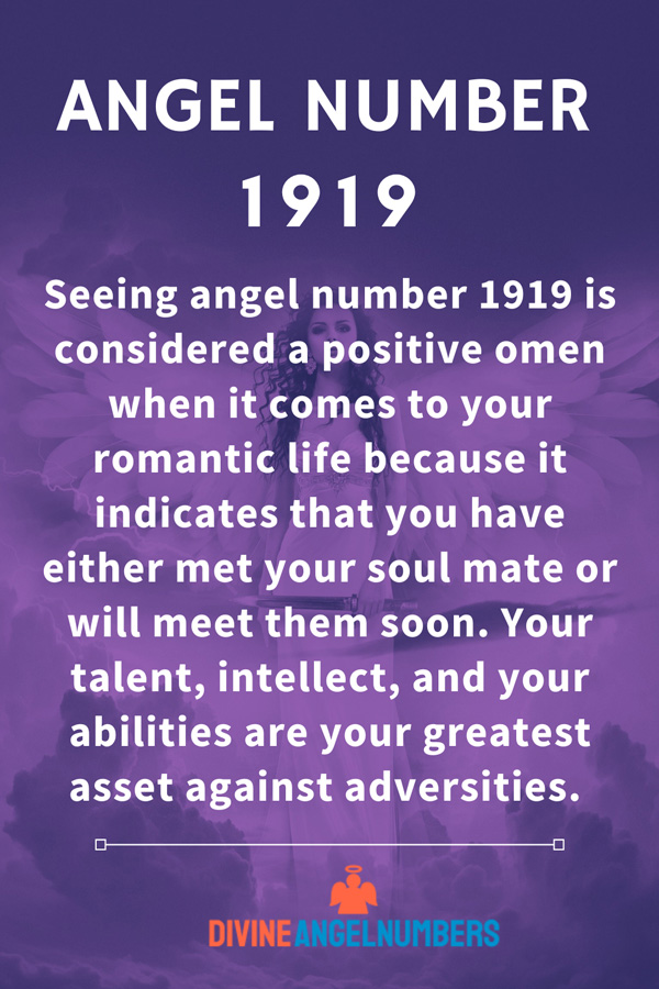 Angel Number 1919 Message