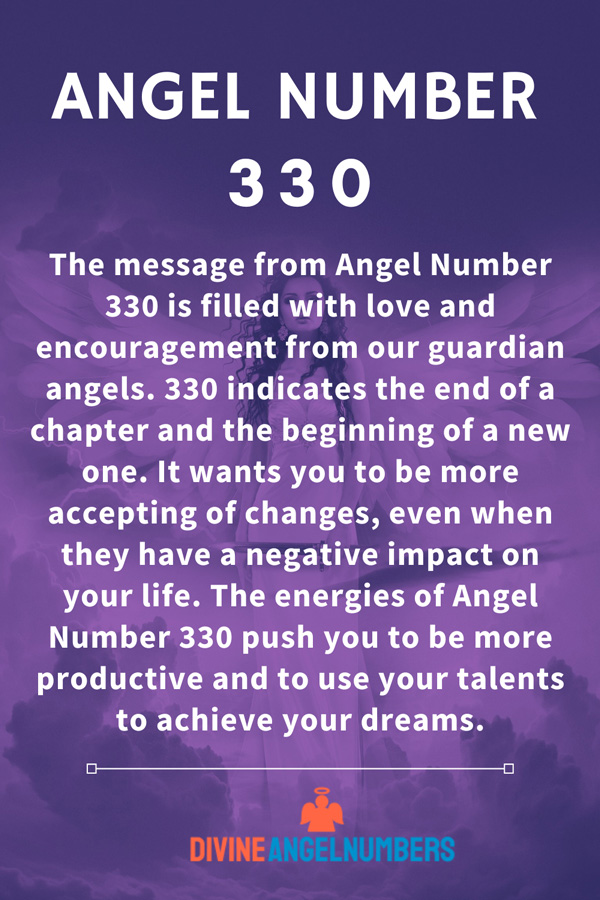 Message from Angel Number 330