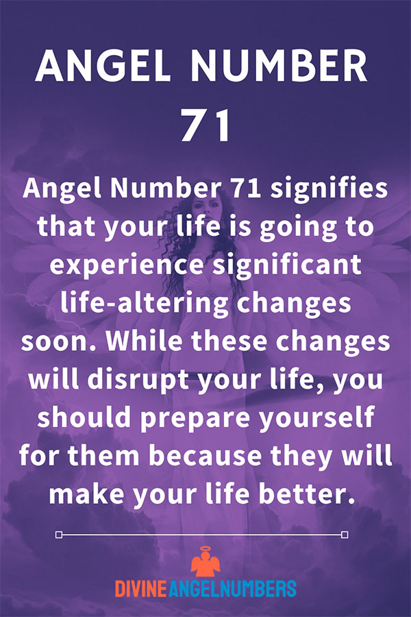 71 Angel Number Message