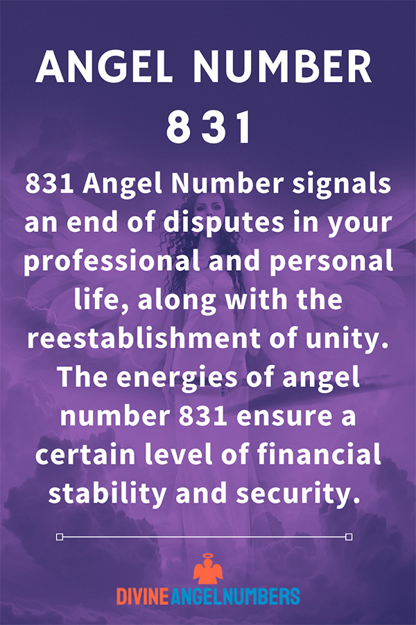 831 Angel Number Significance 