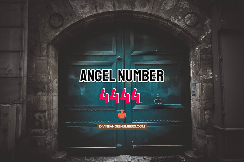 Angel Number 4444 Meaning & Symbolism - Mysterious Road (Big Blue Gate))