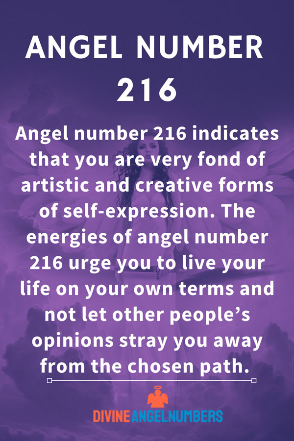 Angel Number 216 Message