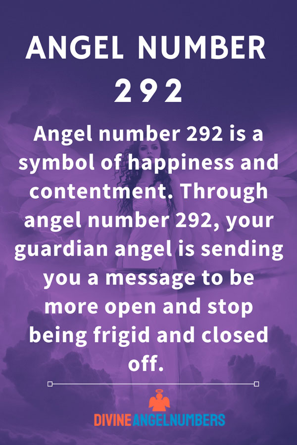 Angel Number 292 Message