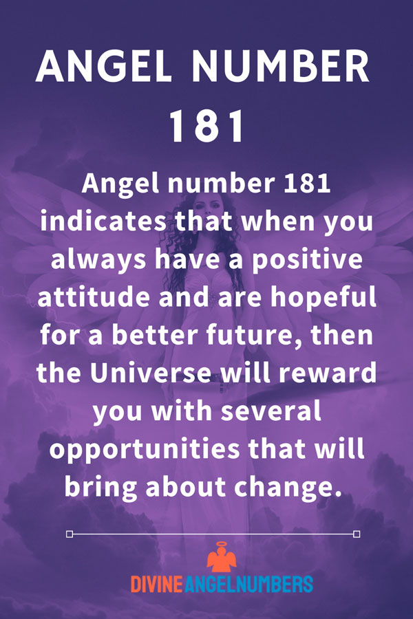 Angel Number 181 Message