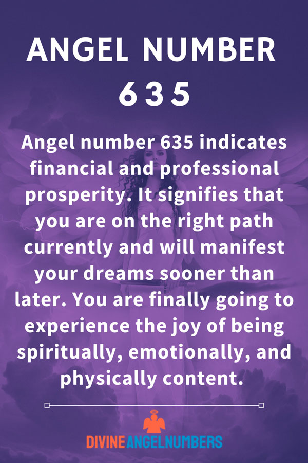 Angel Number 635 Message