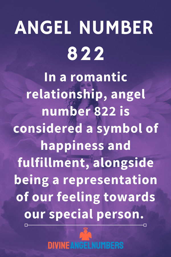 Angel Number 822 Symbolism