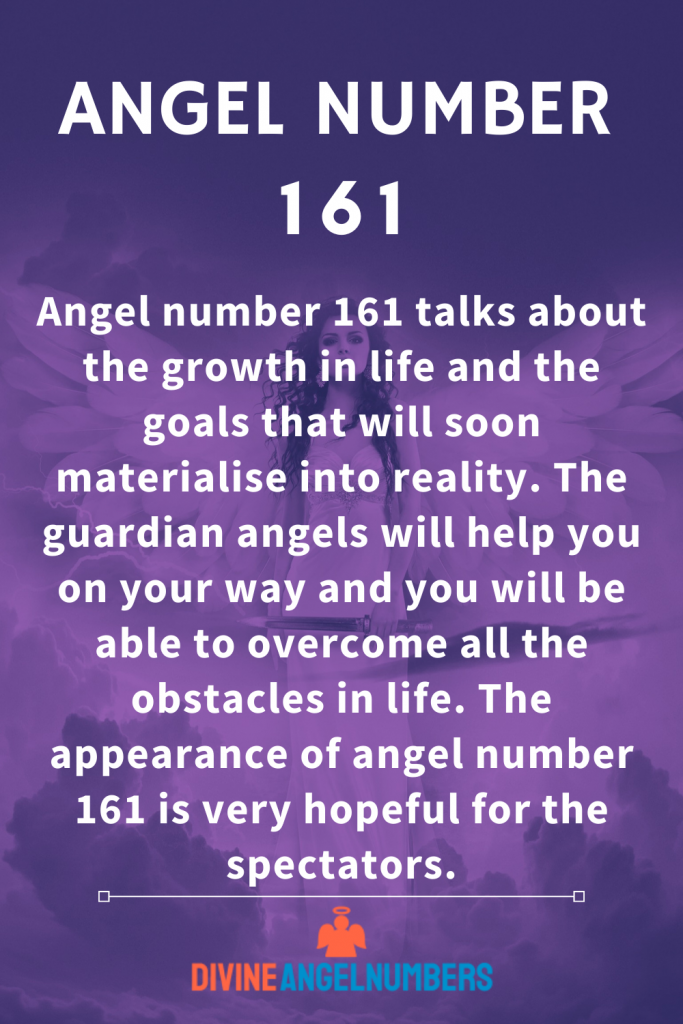 161 ANGEL NUMBER MESSAGE