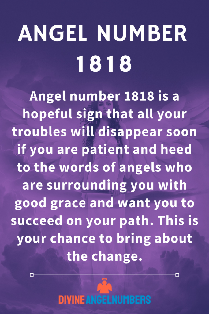 Message from Angel Number 1818