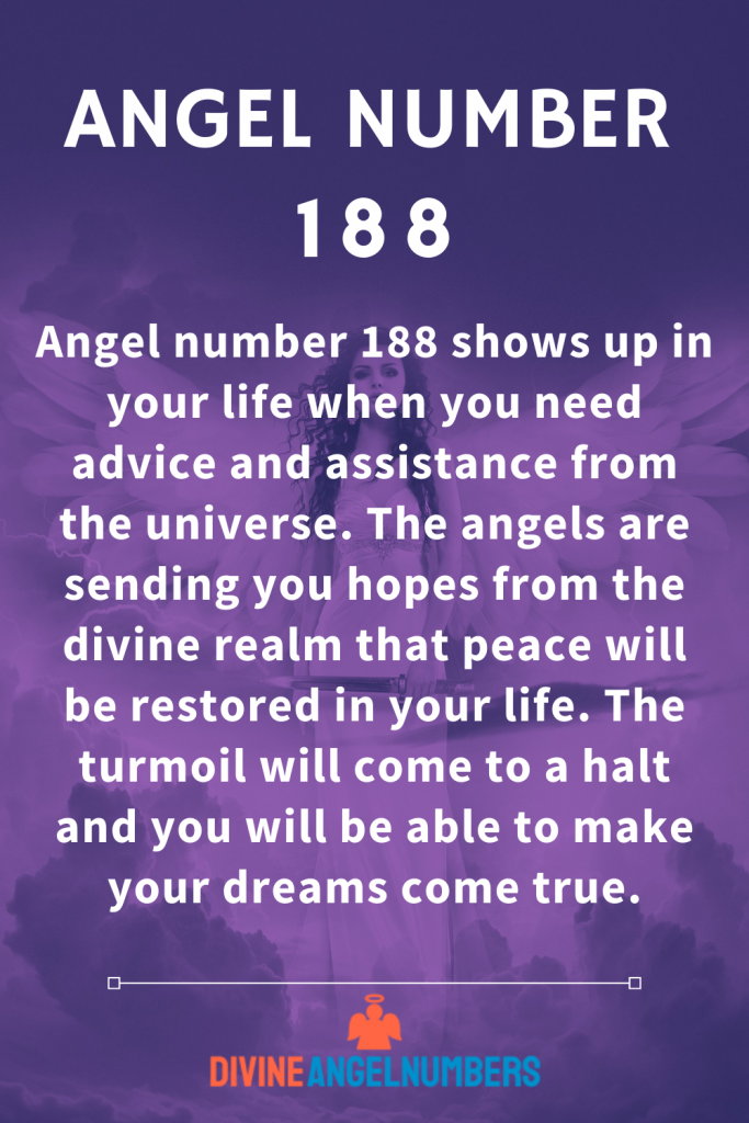 Angel number 188 Message