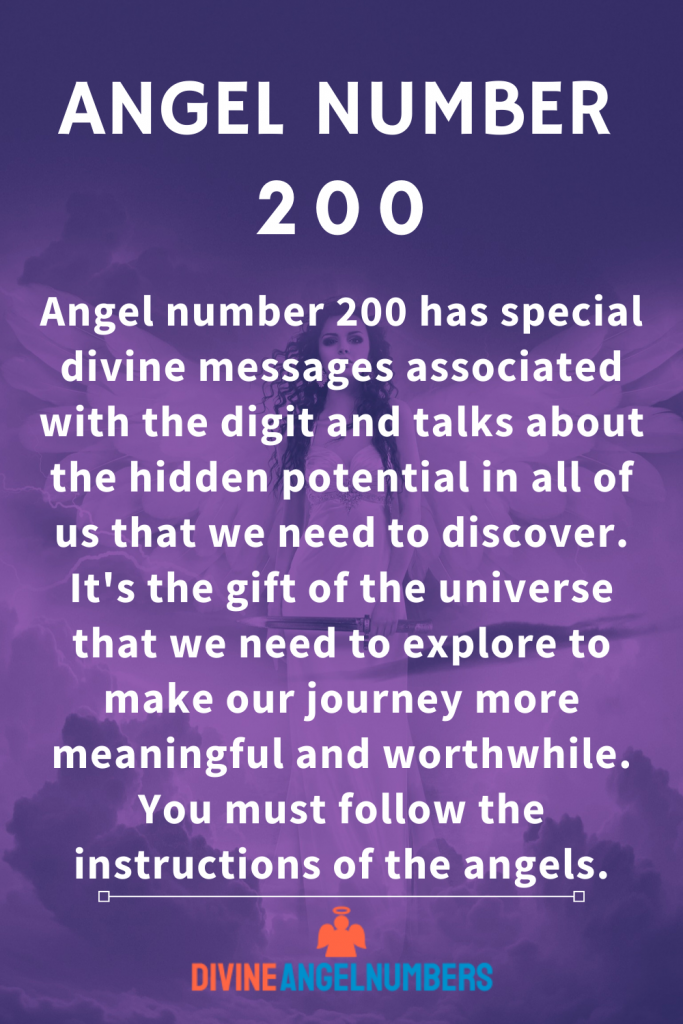 200 ANGEL NUMBER MESSAGE