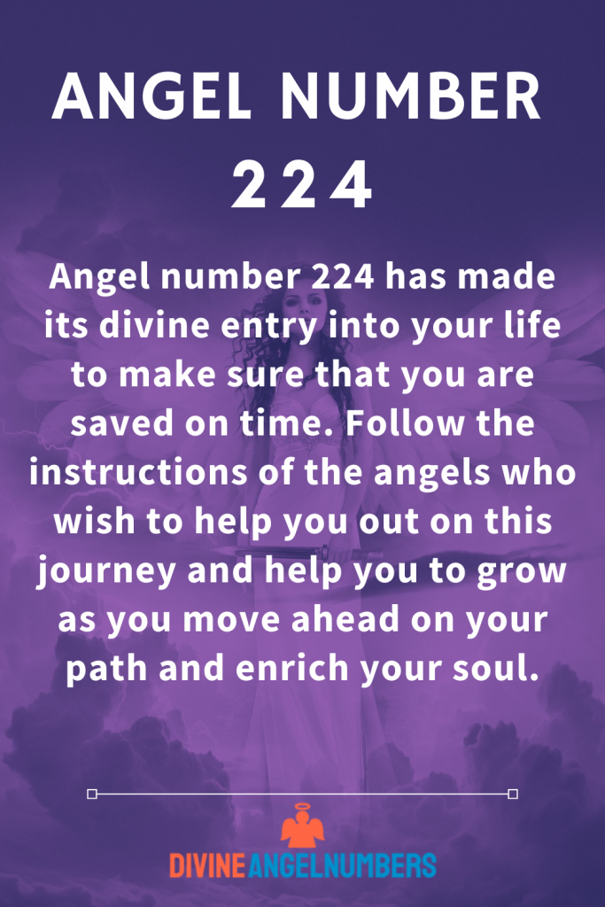 Angel number 224 Message