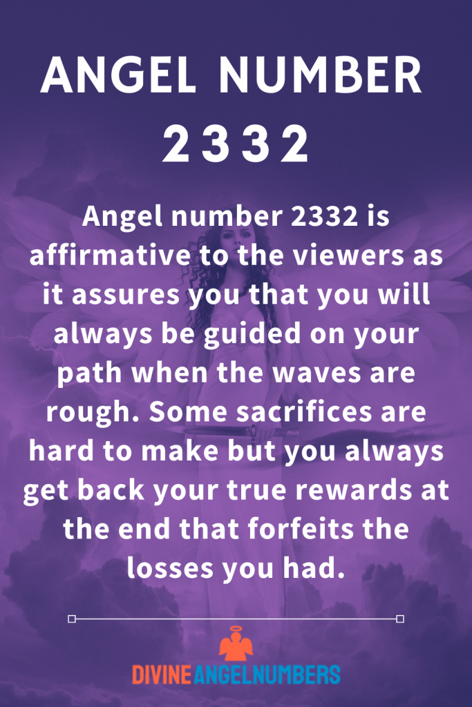 Message from Angel Number 2332