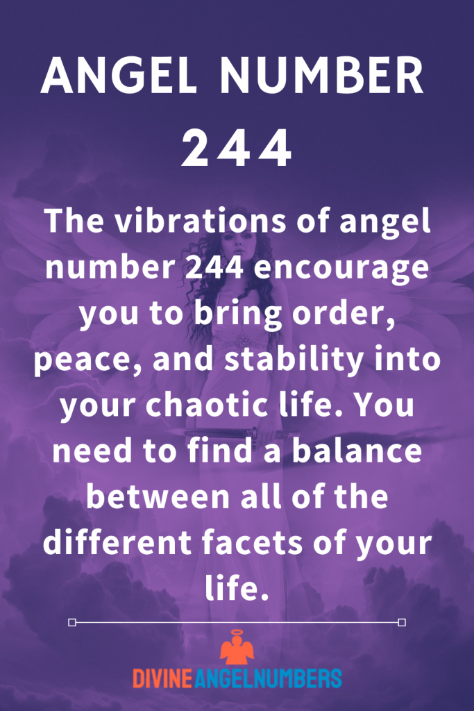 Message from Angel Number 244