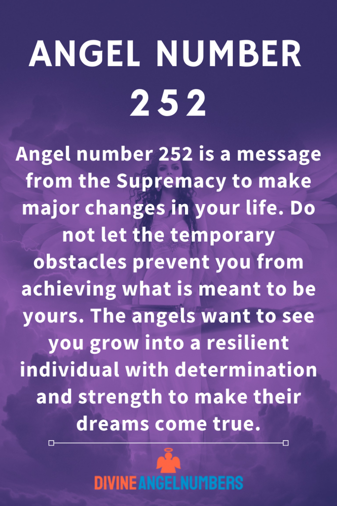 Message from Angel Number 252