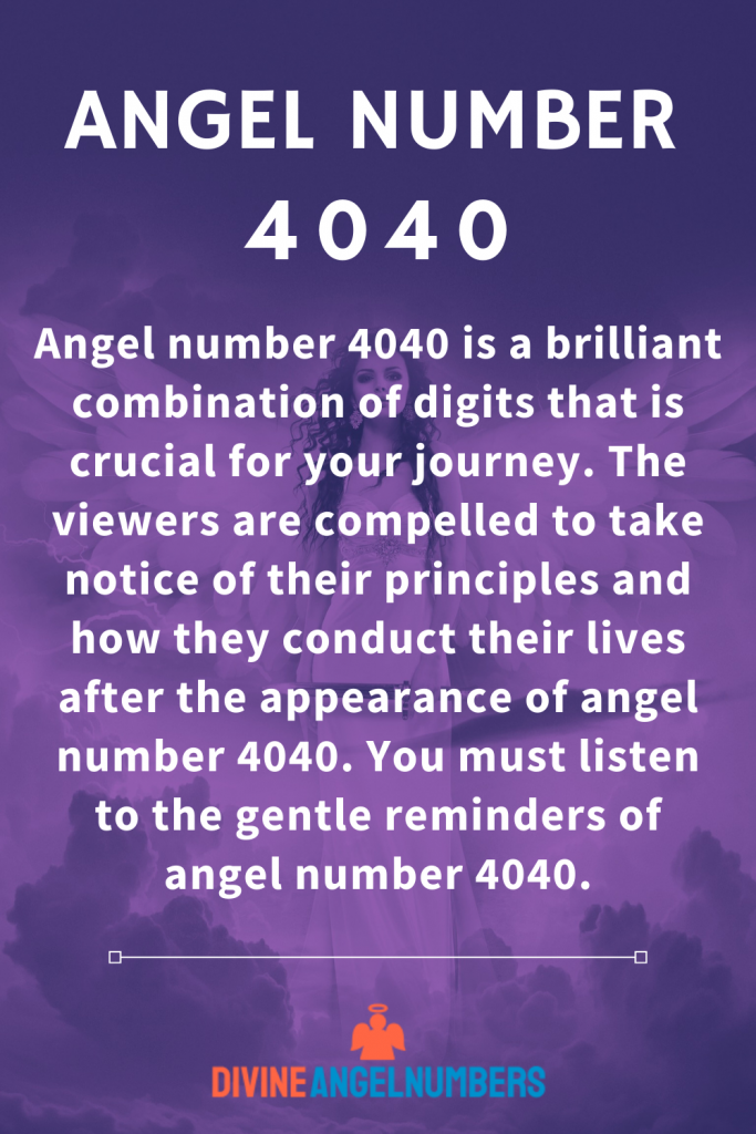 Message from Angel Number 4040
