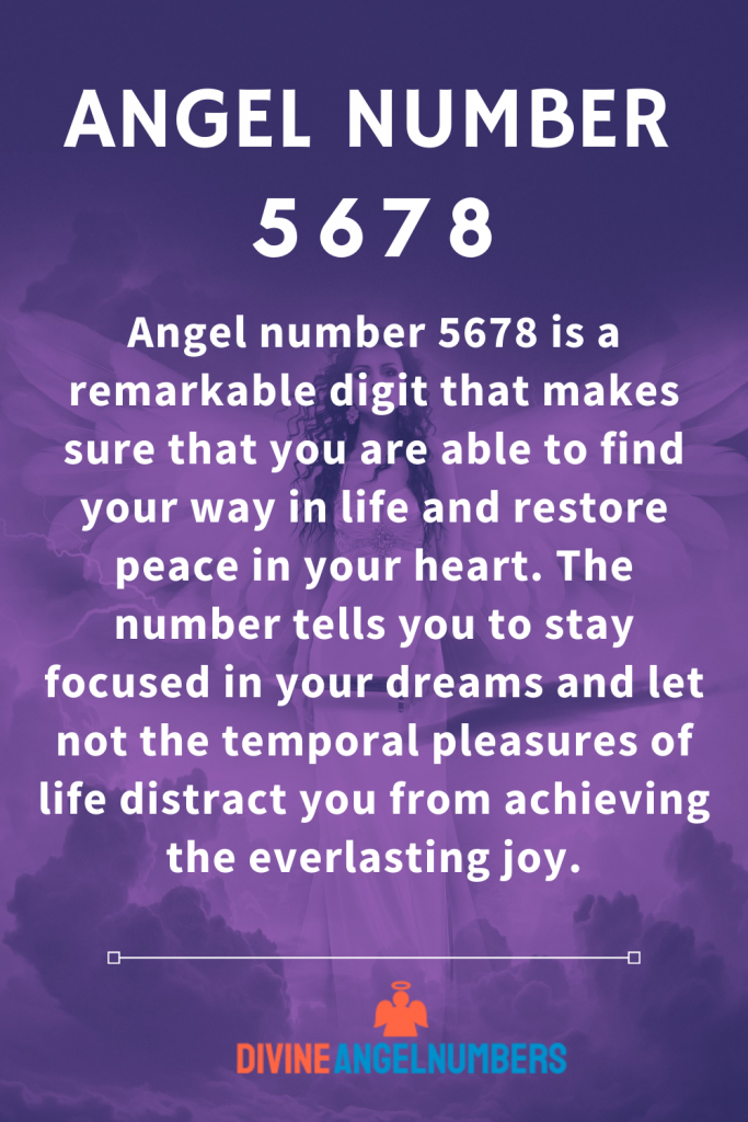 Message from Angel Number 5678