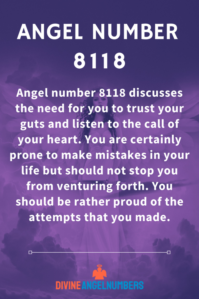Message from Angel Number 8118